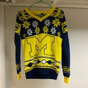 Women’s Michigan “ugly sweater”